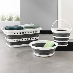 5Five Bassine retractable 8L - Blanc Gris -