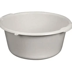 Aluminium Et Plastique Bassine ronde 14 L - D: 41 cm - H 17.5 cm - gris moucheté Discount