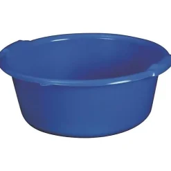 Aluminium Et Plastique Bassine ronde 14 L - D: 41 cm - H 17.5 cm - bleu