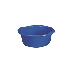 Aluminium Et Plastique Bassine ronde 20 L - D: 45 cm - H 20 cm - bleu Outlet