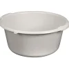 Aluminium Et Plastique Bassine ronde 20 L - D: 45 cm x 20 cm - gris moucheté Outlet