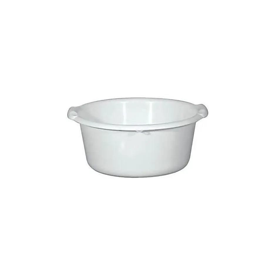 Aluminium Et Plastique Bassine ronde 20l d43 blanc alimentaire Discount