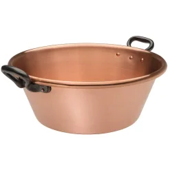 Baumalu Bassine a confiture 26 cm cuivre 12/10eme anses fonte