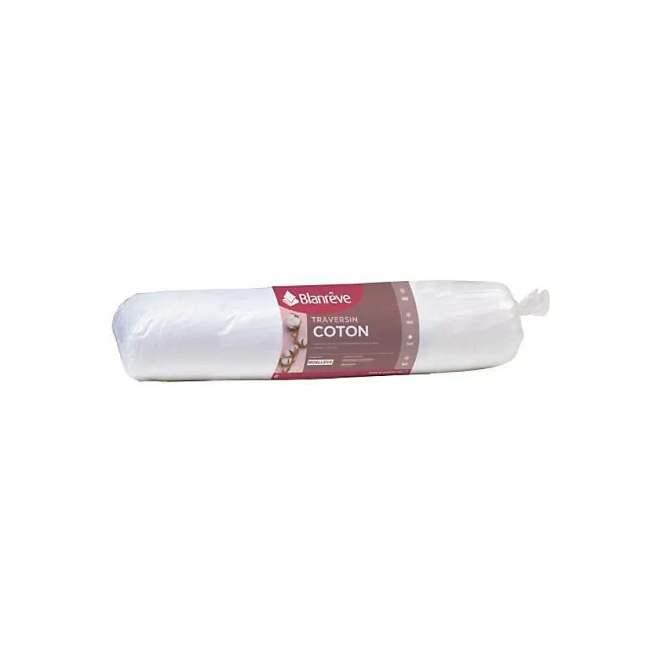Blanreve Traversin en coton - 160 cm - Blanc