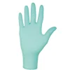 Vivezen Boite de 100 gants en nitrile jetables - non poudrés - Taille S - Vert -