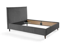 Best Mobilier Botticelli - cadre de lit - 160x200 - en velours côtelé -