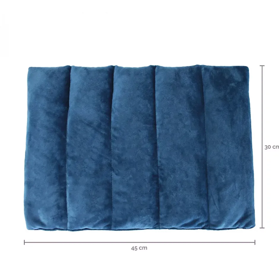 Vivezen Bouillotte, coussin chauffant 45 x 30 cm pour le dos ou autres parties du corps - Bleu - Online