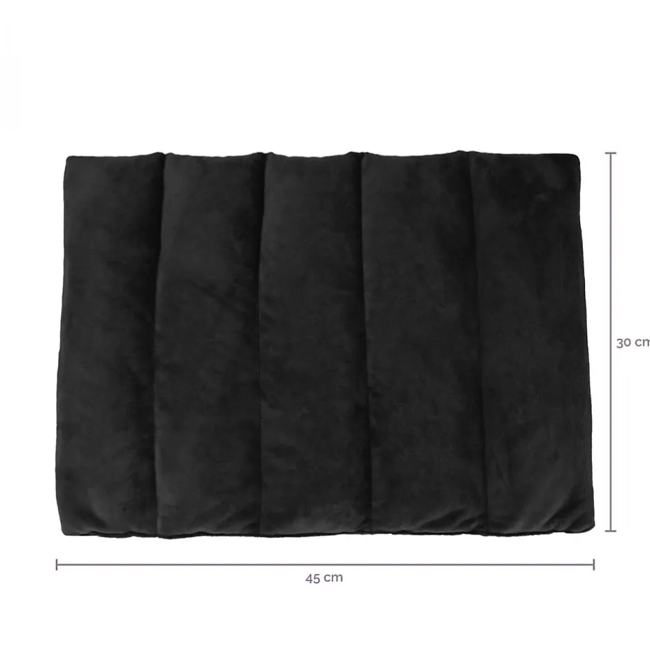 Vivezen Bouillotte, coussin chauffant 45 x 30 cm pour le dos ou autres parties du corps - Bleu -