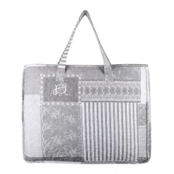 Lovely Casa Boutis 220x240 avec 2 taies et sac Arkansas gris