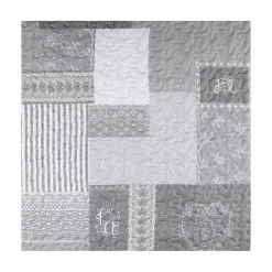 Lovely Casa Boutis 220x240 avec 2 taies et sac Arkansas gris