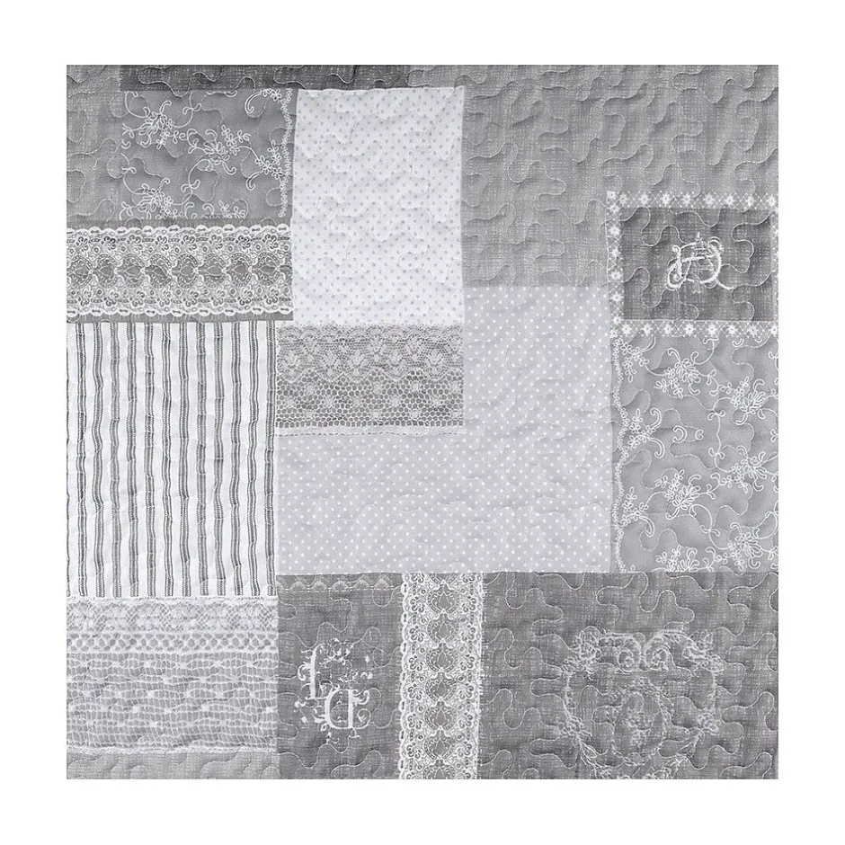 Lovely Casa Boutis 220x240 avec 2 taies et sac Arkansas gris
