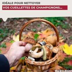 Fackelmann Brosse à légumes en bois Wood Edition