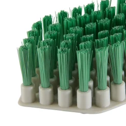 GoodHome Brosse à récurer flexible poils rigide blanc l.7cm