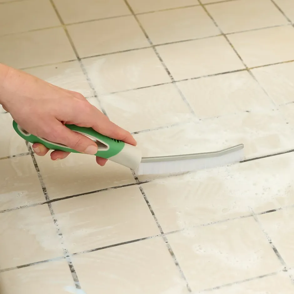 GoodHome Brosse joints carrelage poils rigide blanc l.2.5 cm Discount