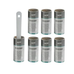 MSV Brosse rouleau adhesive à vêtement + 6 recharges 3M