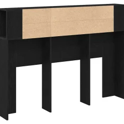 Vidaxl Cabinet de Tête de Lit Chêne noir 120 x 18.5 x 102.5 cm