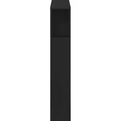 Vidaxl Cabinet de Tête de Lit Chêne noir 120 x 18.5 x 102.5 cm
