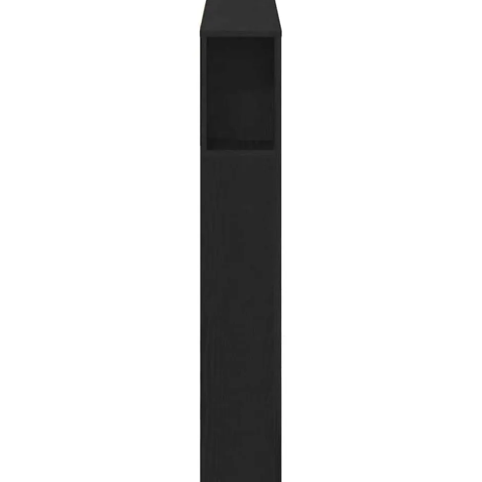 Vidaxl Cabinet de Tête de Lit Chêne noir 120 x 18.5 x 102.5 cm Clearance