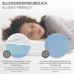 Ml-Design Cadre de lit en acier anthracite 90x200 cm avec sommier à lattes matelas H16 cm Discount