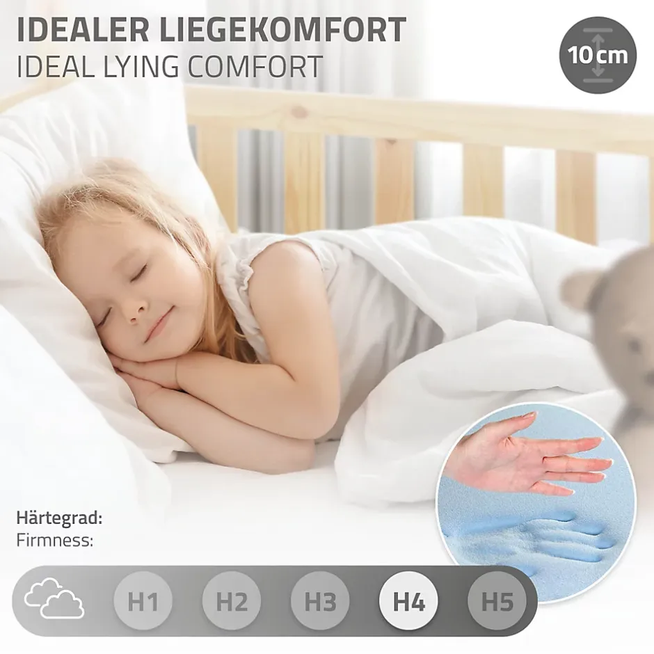 Ml-Design Cadre de lit en acier pour chambre à coucher + sommier à lattes matelas 90x200cm Outlet