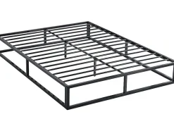 Habitat Et Jardin Cadre de lit en métal 160 x 200 cm - Noir