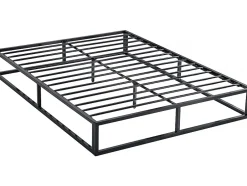 Habitat Et Jardin Cadre de lit en métal 140 x 190 - Noir Clearance