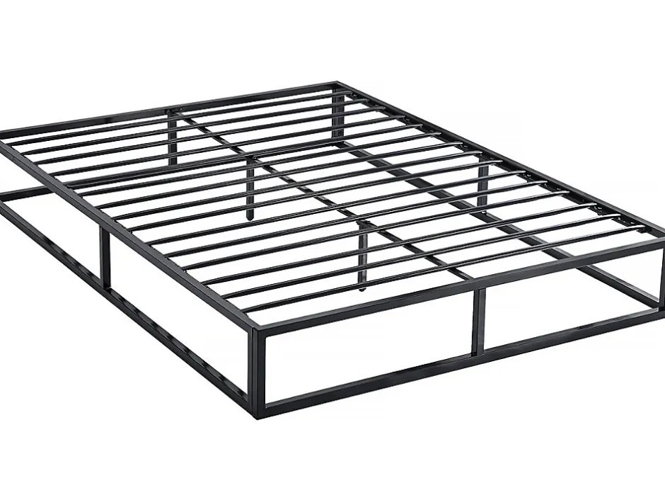 Habitat Et Jardin Cadre de lit en métal 140 x 190 - Noir Clearance