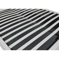 Concept Usine Cadre de lit en PU blanc avec rangements et LED intégrées 160x200 cm NEW YORK Hot