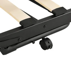 [En.Casa] Cadre de Lit Gigogne en Métal Skutskär Noir 90x200cm en.casa