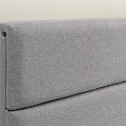 Vs Venta-Stock Cadre de lit plateforme Aroma capitonné 30 cm, 150x190 cm, Gris clair Online