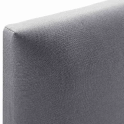 Vs Venta-Stock Cadre de lit rembourré Lauren 30 cm, 90 x 190 cm, Gris foncé Sale