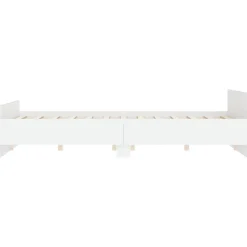 Vidaxl Cadre de lit sans matelas blanc 120x190 cm