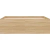 Vidaxl Cadre de lit sans matelas chêne sonoma 120x190 cm Sale