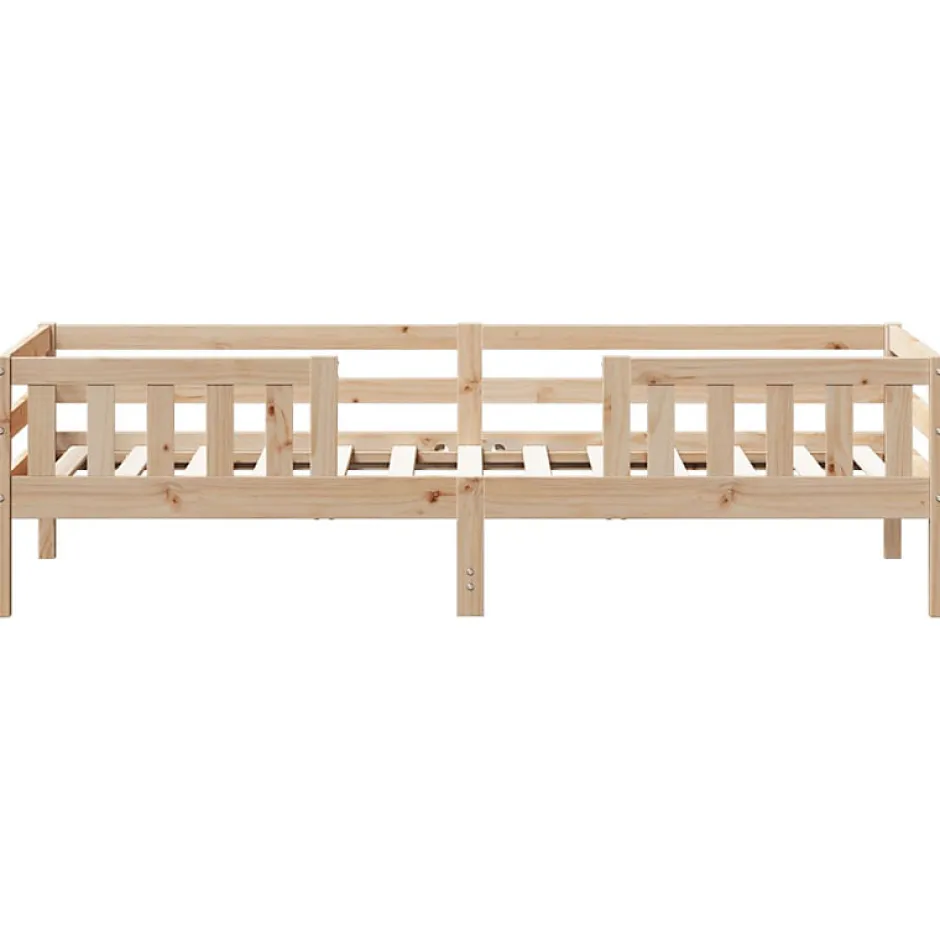 Vidaxl Cadre de lit sans matelas 90x190 cm bois de pin massif