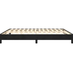 Vidaxl Cadre de lit sans matelas noir 180x200 cm velours Hot