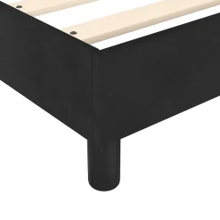 Vidaxl Cadre de lit sans matelas noir 180x200 cm velours Hot