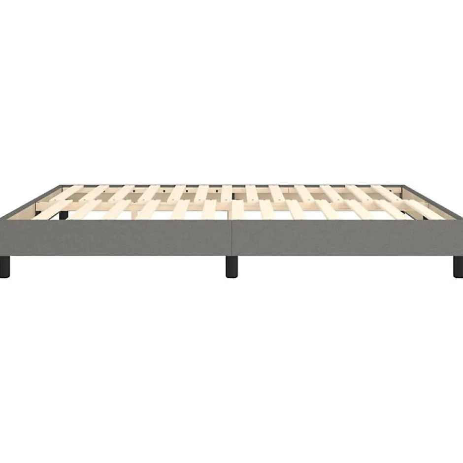 Vidaxl Cadre de lit sans matelas gris foncé 180x200 cm tissu Sale