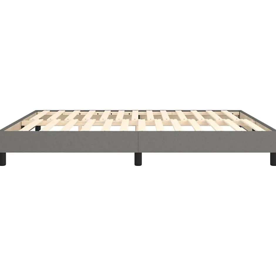 Vidaxl Cadre de lit sans matelas gris foncé 180x200 cm tissu Sale