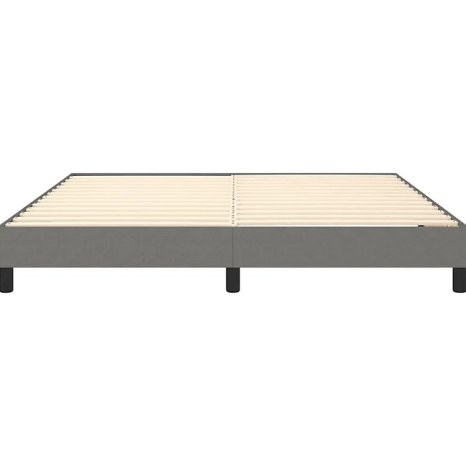 Vidaxl Cadre de lit sans matelas gris foncé 180x200 cm tissu Sale