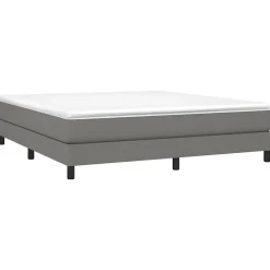 Vidaxl Cadre de lit sans matelas gris foncé 180x200 cm tissu Sale