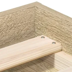 Vidaxl Cadre de lit sans matelas chêne sonoma 200x200 cm Outlet