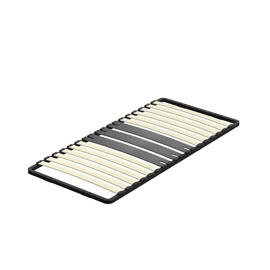 Teeno Cadre lattes 90x190 cm, 1x15 Lattes Peuplier Naturel