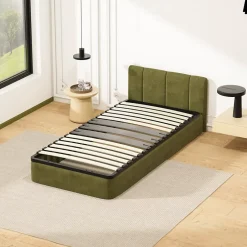 Teeno Cadre lattes 90x190 cm, 1x15 Lattes Peuplier Naturel