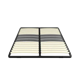 Teeno Cadre lattes 140x190 cm, 2x15 Lattes Peuplier Naturel