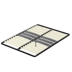 Teeno Cadre lattes 160x200 cm, 2x15 Lattes Peuplier Naturel Best