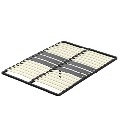 Teeno Cadre lattes 140x200 cm, 2x15 Lattes Peuplier Naturel