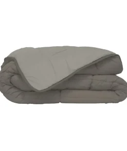 Toison d'Or CALGARY Couette chaude Microfibre 400g/m² Taupe & Lin 220x240cm Outlet