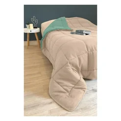 Toison d'Or CALGARY Couette chaude Microfibre 400g/m² Galet & Lac 240x260cm