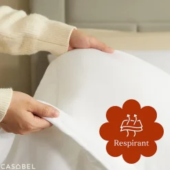 Casabel Couette 220x240 cm Hiver Légère, 450 GSM Microfibre Douce et Respirante, Thermorégulatrice, Lavable, Pour Lit 2 Personnes Hot