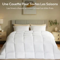Casabel Couette 240x260 cm Hiver Légère, 450 GSM Microfibre Douce et Respirante, Thermorégulatrice, Lavable, Pour Lit 2 Personnes Online
